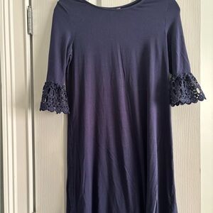 Lilly Pulitzer Blue 3/4 Bell Sleeve Sundress